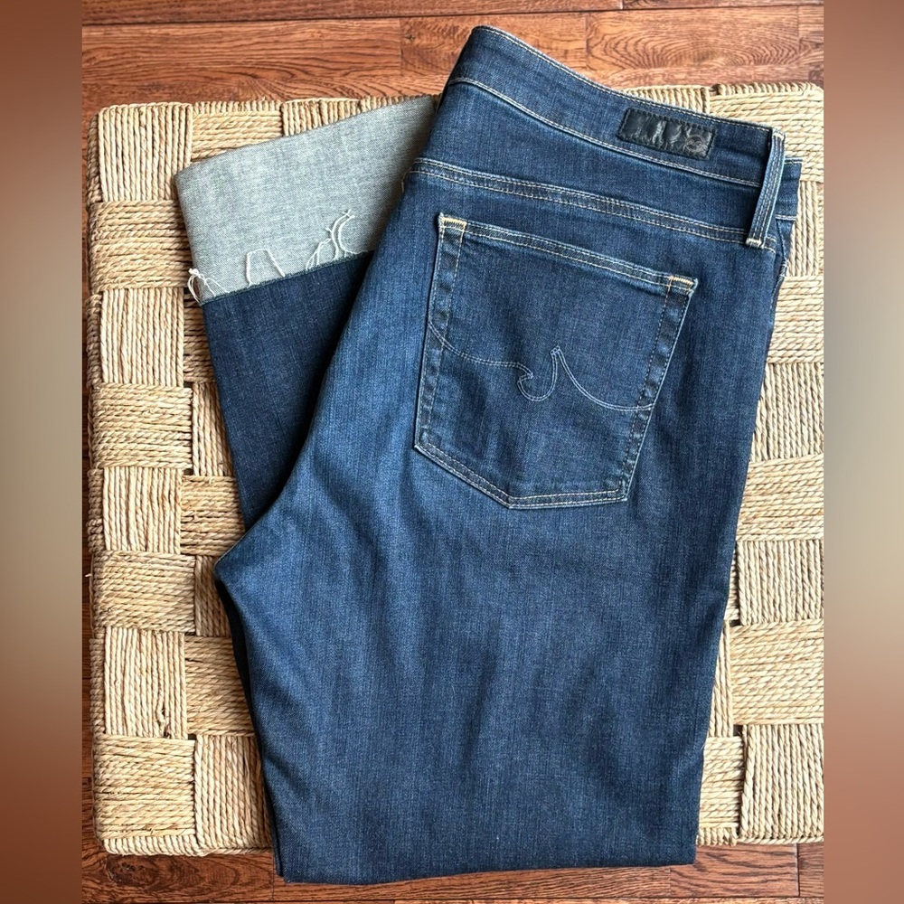 AG Jeans The High-Rise Stevie Cuff 33